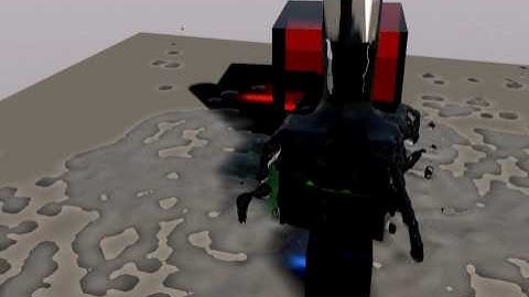 Blender - Fluid #17 - Caustics test with Yafaray