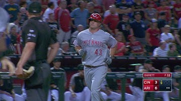 CIN@ARI: Schebler notches a solo smash in the 9th