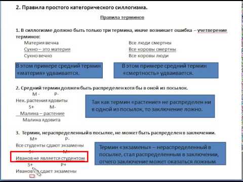 Видео: Что означает закон силлогизма в геометрии?