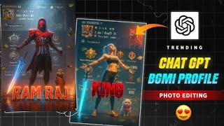 Bgmi Profile Photo Editing with Chatgpt | Instagram Trending Bgmi Profile Edit | Pubg Profile Edit screenshot 5