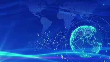 High-tech digital earth background.Background global technology.Earth on Digital Network background