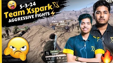 ⚡Team Xspark aggressive Fights 👀 spraygod on fire 🔥