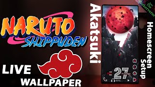 Naruto Shippuden - Akatsuki - Live Wallpaper & Android setup - Customize your Homescreen - EP119 screenshot 4