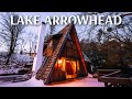 Inside This Lake Arrowhead Cozy A-frame Cabin!