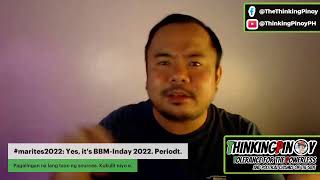 #marites2022: Yes, it's gonna be BBM-Inday 2022. Periodt.