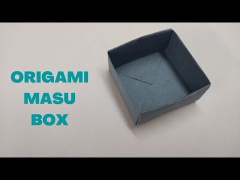 Easy Origami Masu