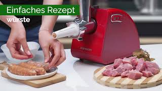 Oursson Fleischwolf MG5530: Auspacken, Einrichtung, Bedienung