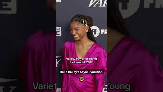 Halle Bailey's Jaw-Dropping Journey To Style Icon✨ #shorts  #hallebailey #shortsfeed