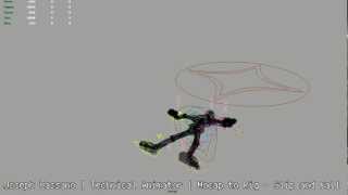 Mocap to Rig - Slip and Fall (Humanoid Robot Rig - 2012)