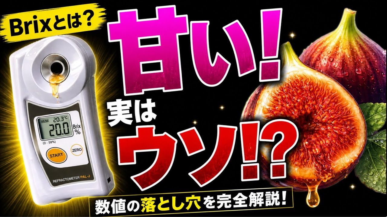 Fruit Tree Cultivation] 90% are mistaken! Is that sugar content