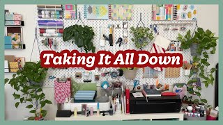Craft Room Declutter | Crafty Vlogmas Day 5