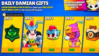 😱AMAZING FREE GIFTS!!😍🎁 DAMIAN Brawl Stars