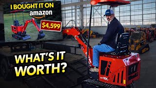 I Listed My Amazon Excavator at Auction… What Will It Sell For?