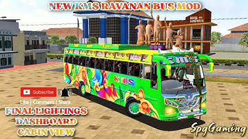 |NEW KMS RAVANAN FINAL LIGHT SETUP & DRIVER VIEW||BUSSID V3.7.1||SPG GAMING||PEPPER BUCKET|