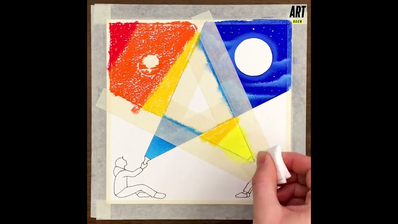 Surprising technique and an incredible result  in oil pastel 😱