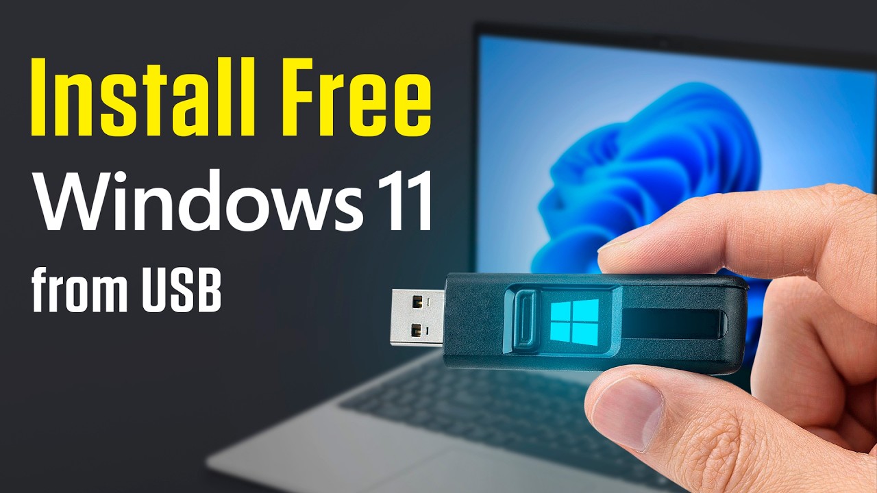 How To Install Windows 11 From USB Flash Drive | Step by Step - YouTube