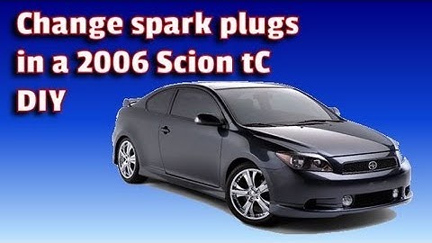How to install new spark plugs in a 2006 Scion tC. A super easy DIY job that will save you $$$