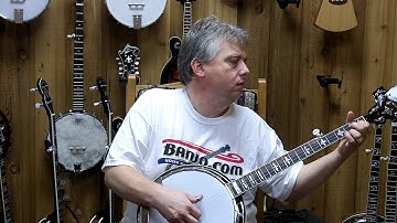 Banjo.com video: demo of a new Sullivan V-35 Mahogany 5 String Banjo