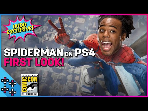 FIRST LOOK: Webslinging as SPIDER-MAN at SDCC 2018! - UpUpDownDown Plays