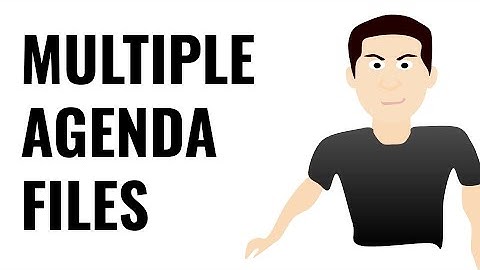 Emacs - One or multiple agenda files in Org Mode