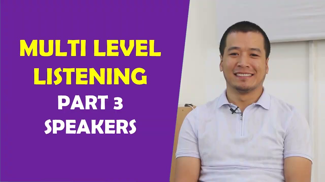 Multi level testiga tayyorlanish. Listening part 3. #multilevel