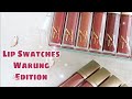 NITA COSMETIC | All Warung Lipstick Aesthetic Swatches Review Liquid and Bullet Lipstick