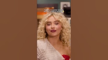 when Sabrina Carpenter ROASTED her own height😭 #celebrity