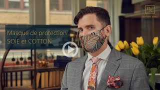 Masque de protection réutilisable en Soie & Coton | Naturellement Filtrant et confortable