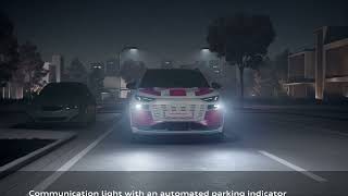 Animation: Audi Q6 e-tron prototype – Digital OLED rear lights