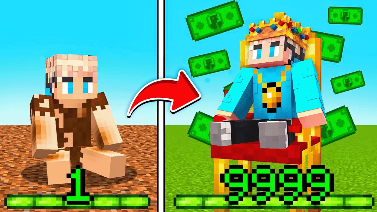 Mit JEDEM XP LEVEL werde ich REICHER in MINECRAFT!