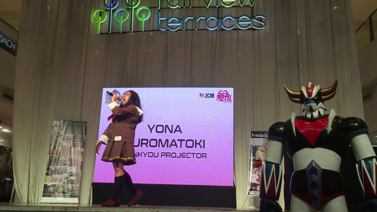 "Shinkyou Projector" performed by Yona Kuromatoki in POF 2018