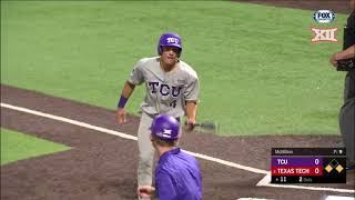 TCU vs Texas Tech Baseball Highlights - Game 1