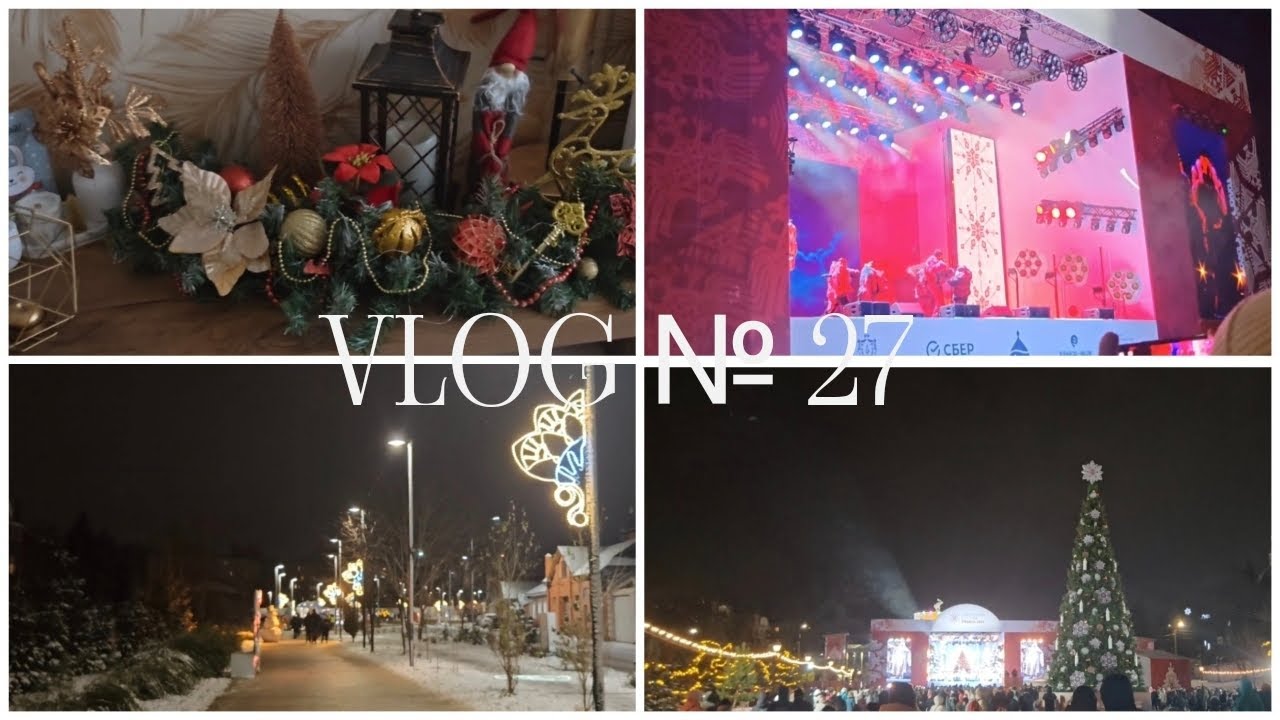 VLOG №27 / КОНЦЕРТ BEARWOLF / ПРЕДНОВОГОДНИЕ ДНИ / УЮТНЫЙ ДЕКАБРЬ