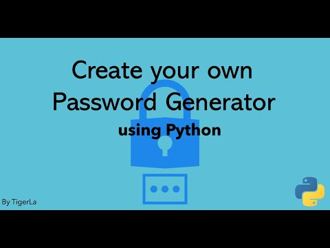 Password Generator using python