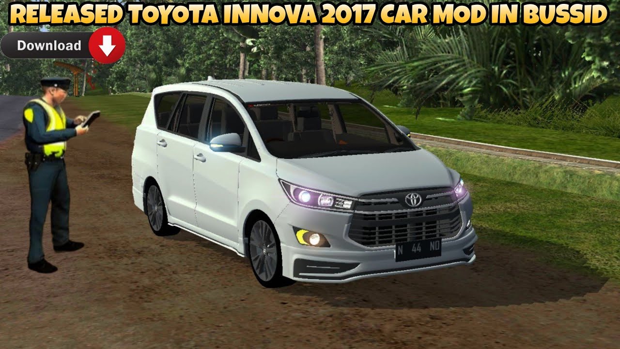 Released Toyota Innova Car Mod In Bus Simulator Indonesia Bussid Car