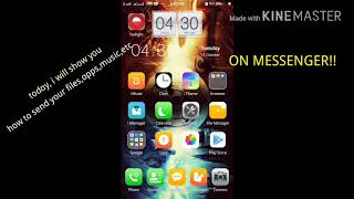 How to send any files, apps to MESSENGER app android 2017 screenshot 2