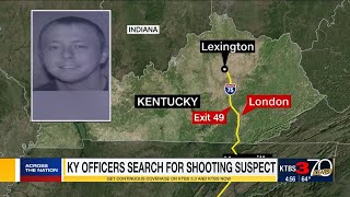 Authorities vow relentless search as manhunt for interstate shooter enters third day in Kentucky