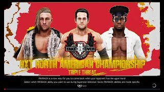 NXT TakeOver: Toronto 2019 - Velveteen Dream vs. Roderick Strong vs. Pete Dunne (WWE 2K19)