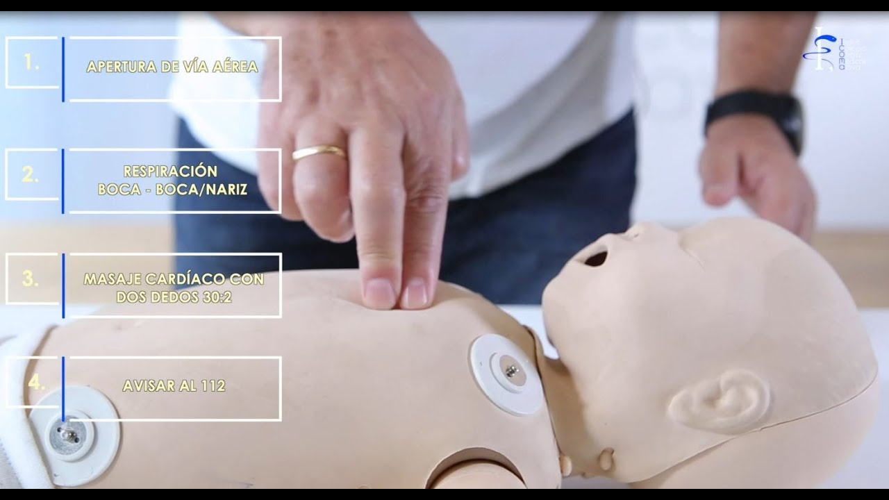 Aprende a realizar maniobras básicas de reanimación cardiopulmonar (RCP) en niños y bebés YouTube