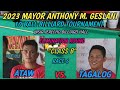 Pangasinan billiard  2023 mayor noel geslani 10 ball billiard tournament class b tagalog vs ataw