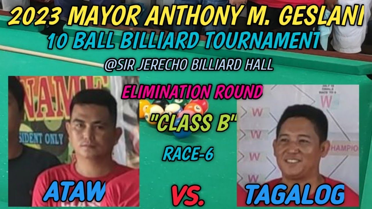 PANGASINAN BILLIARD 2023 MAYOR NOEL GESLANI 10 BALL BILLIARD TOURNAMENT
