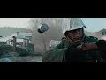 Slow motion battle scene from tank movie t34 2018