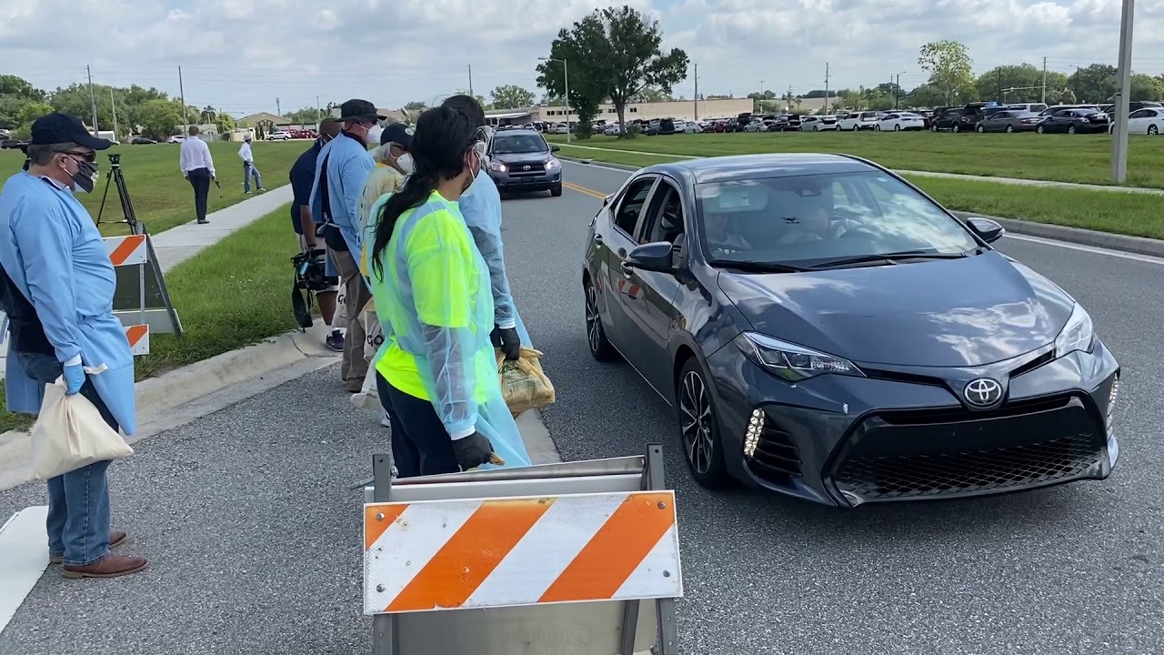 Kissimmee food distribution event YouTube