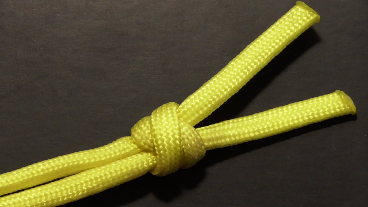How To Tie A 2 Strand Matthew Walker Knot With Paracord Youtube