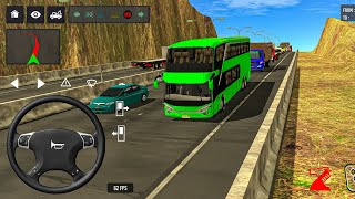 🚍🤯 EURO COACH BUS IN MASSIVE TRAFFIC JAM! 💥 | NEW MOD UPDATE | BUS SIMULATOR INDONESIA #bussid  screenshot 1