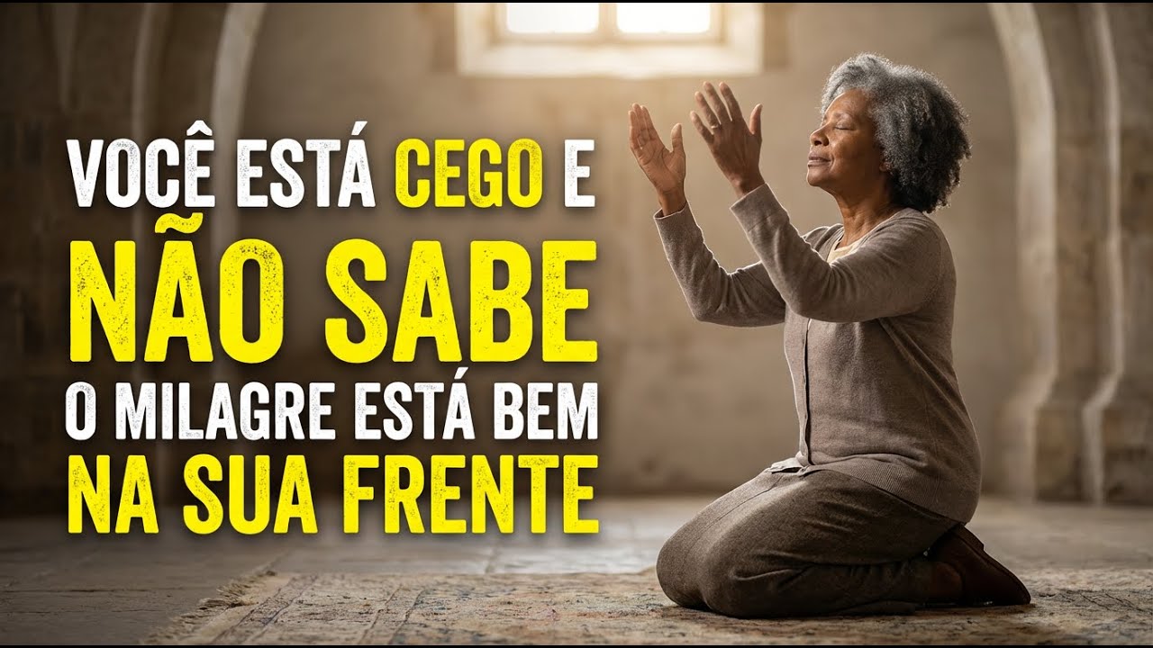 A CEGUEIRA ESPIRITUAL que está te impedindo de ver o milagre que Deus já preparou pra você