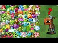 Every Plants Power Up! Vs 999 BRICKHEAD ZOMBIE - PVZ 2