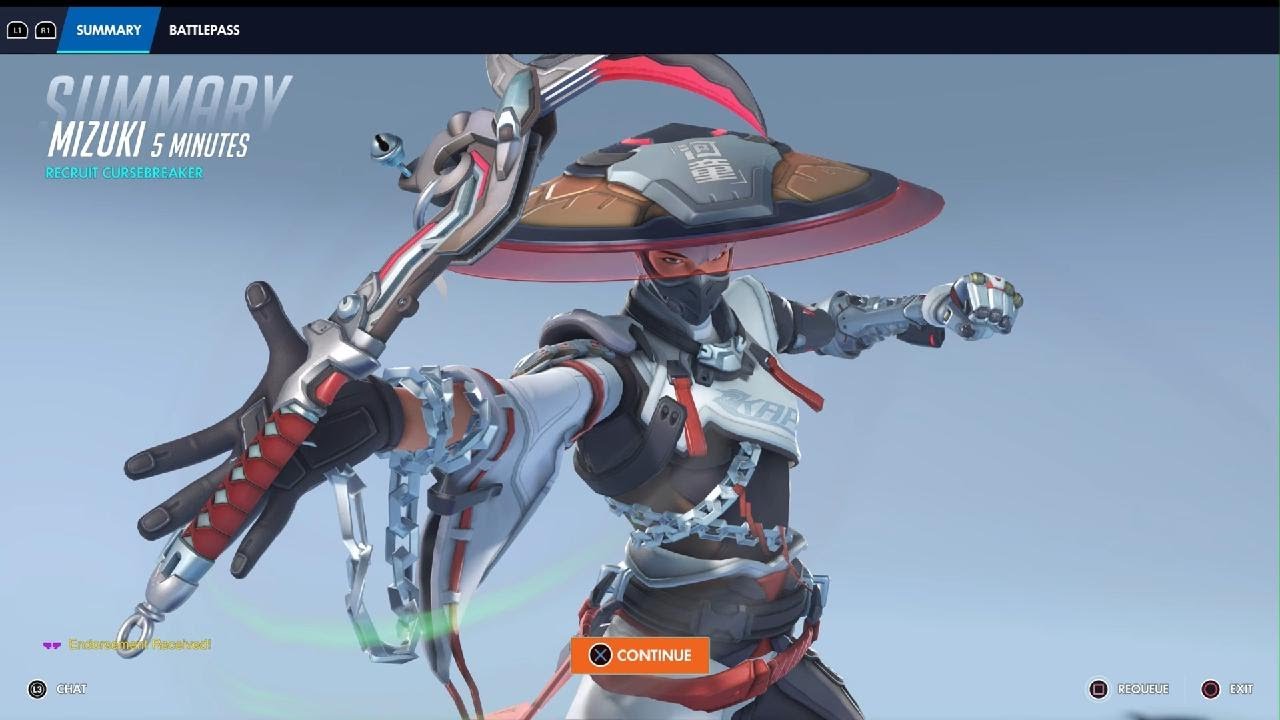 Overwatch Mizuki Solo in qp