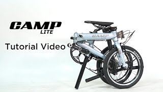 CAMP LITE lightweight foldable bicycle | Tutorial CAMP LITE lightweight foldable bicycle | Tutorial