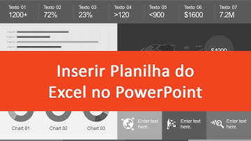 3 Formas de Inserir Planilha do Excel no PowerPoint